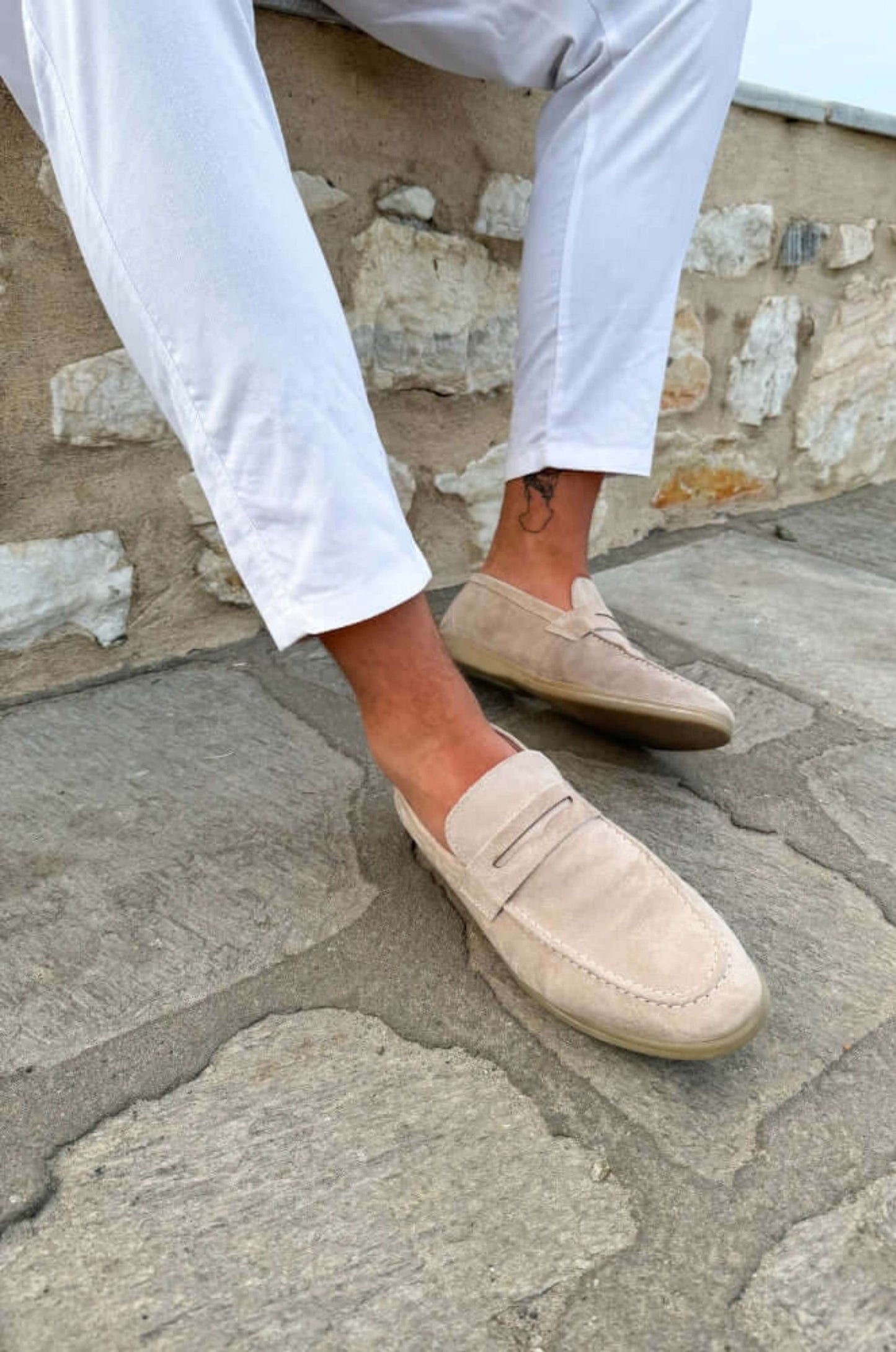 Suede Leather Loafers