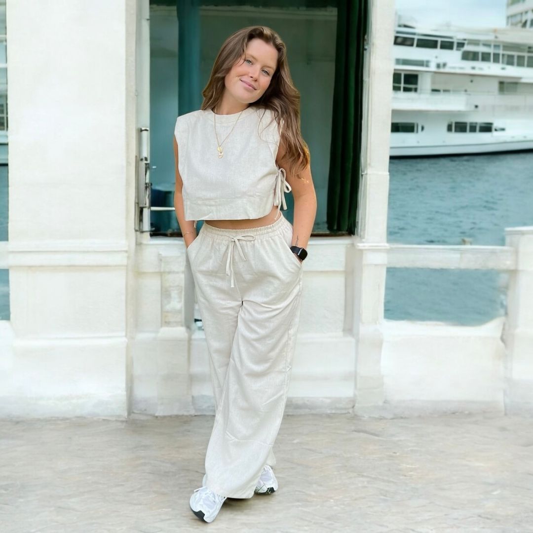 Millie Linen Duo Set