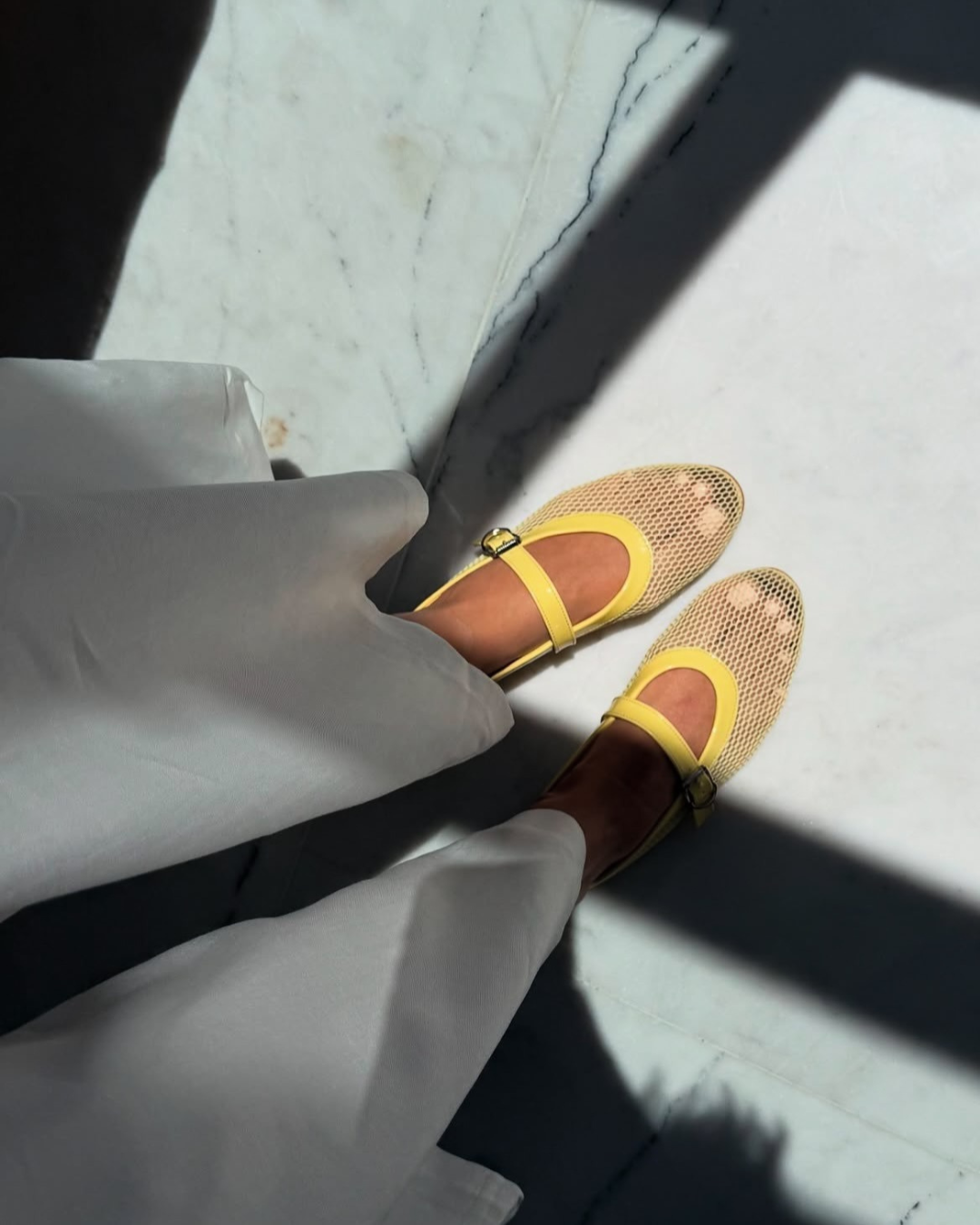 Aeden Mesh Ballet Flats