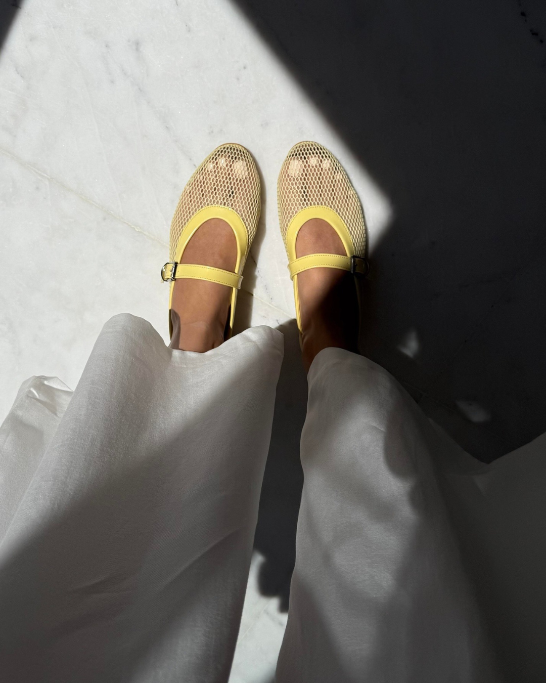 Aeden Mesh Ballet Flats