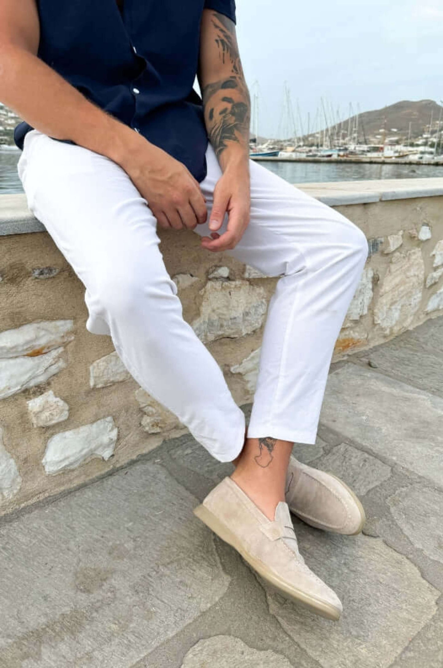 Suede Leather Loafers