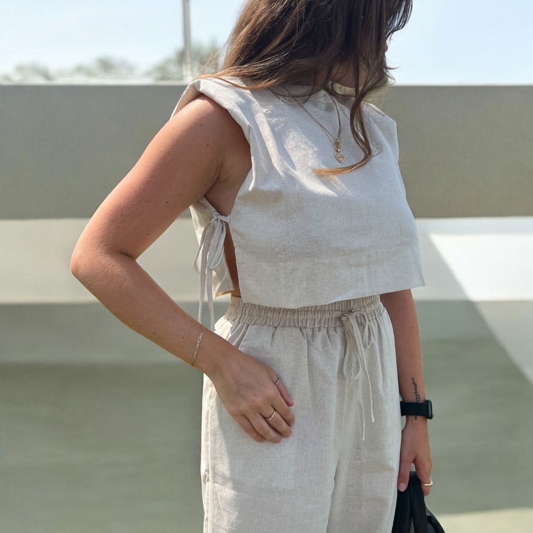Millie Linen Duo Set