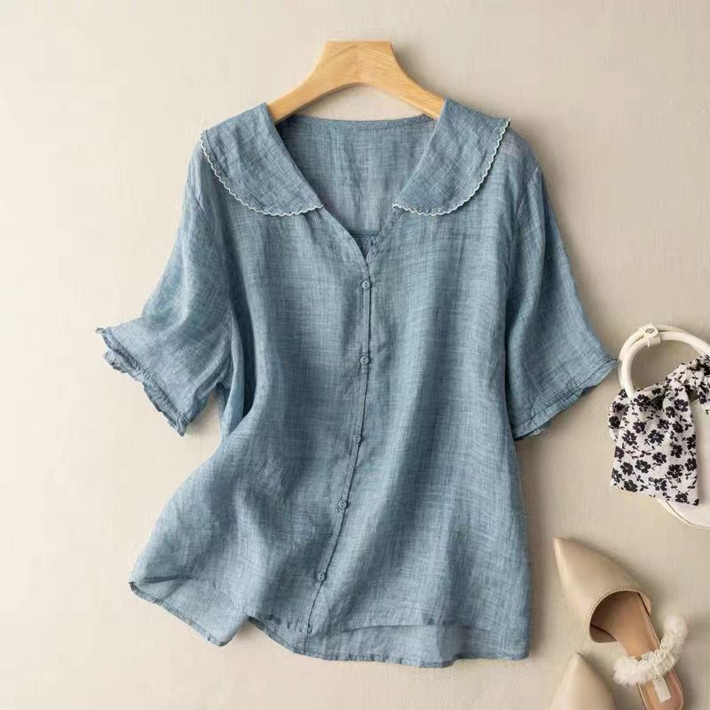 Lucia Relaxed Linen Shirt