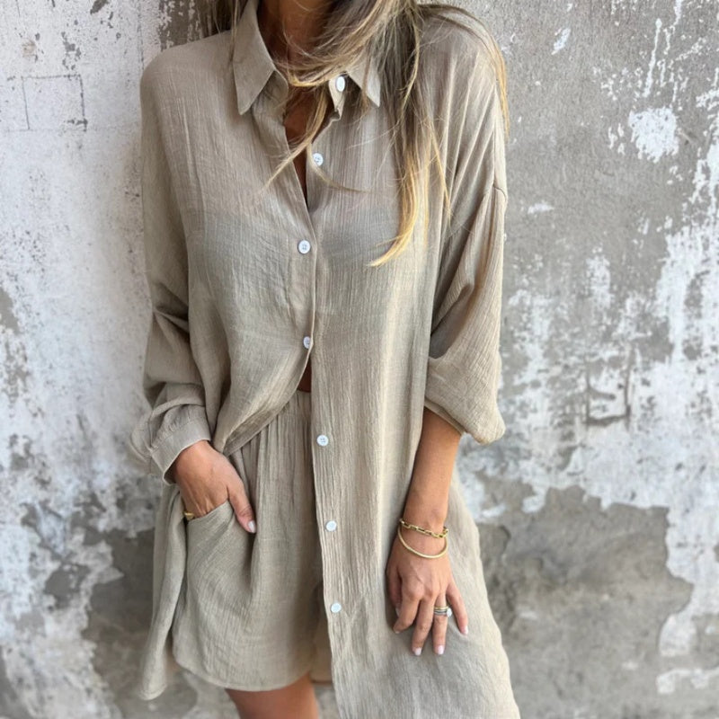 Serena Cozy Shorts Set