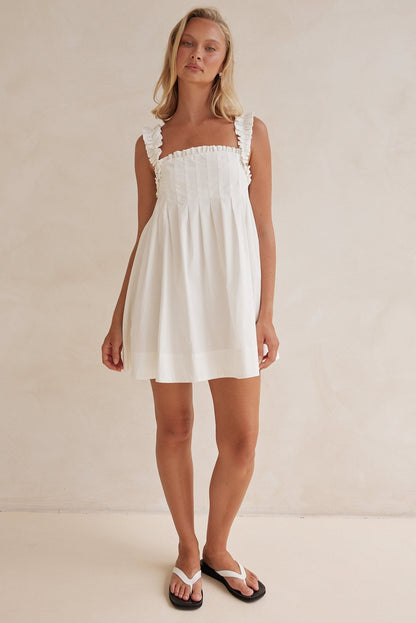 Lila Mini Dress (White)