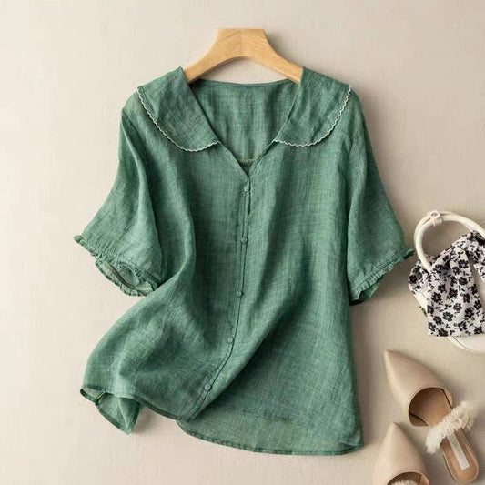 Lucia Relaxed Linen Shirt