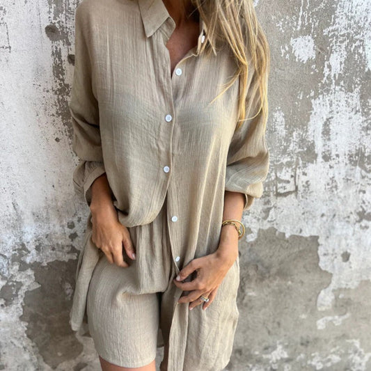 Serena Cozy Shorts Set