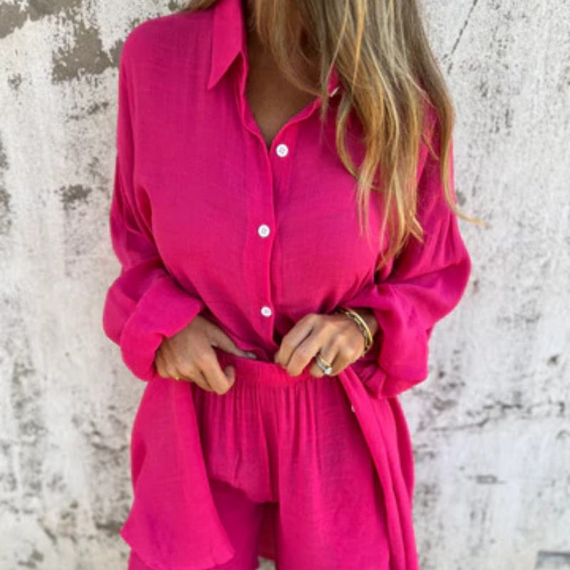 Serena Cozy Shorts Set