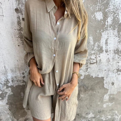 Serena Cozy Shorts Set
